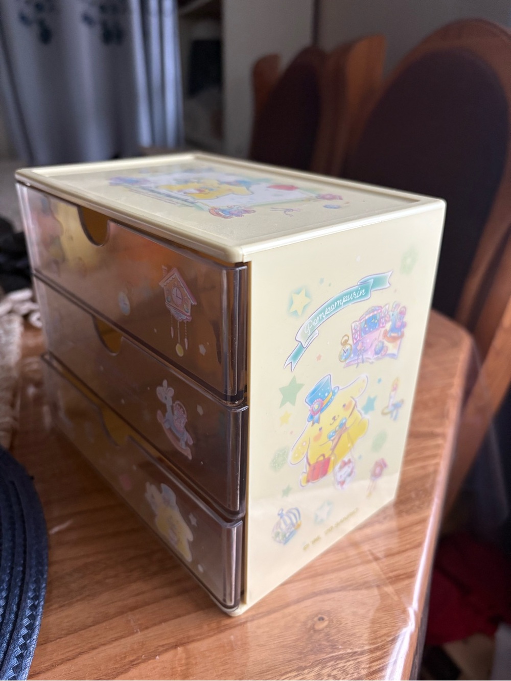 2/$25🏴‍☠️ Pompompurin Three-Drawer Yellow Organizer